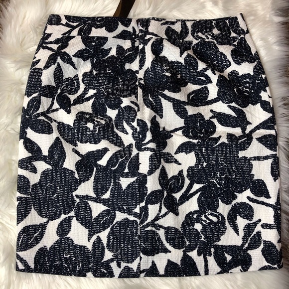 Floral Skirt - Navy & White - Picture 2 of 5